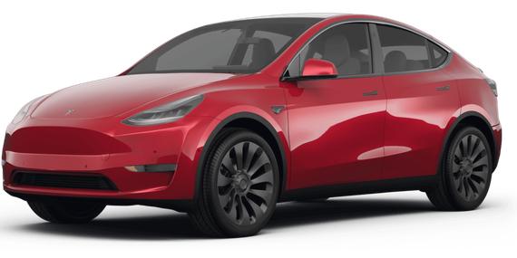 TESLA MODEL Y 2022 7SAYGDEF6NF548602 image